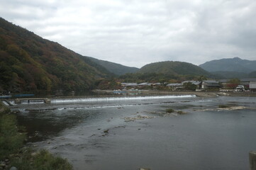 Fototapeta premium 嵐山 川