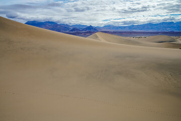 mesquite flat sand dunes in death valley national park in california, usa
