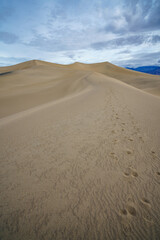 mesquite flat sand dunes in death valley national park in california, usa