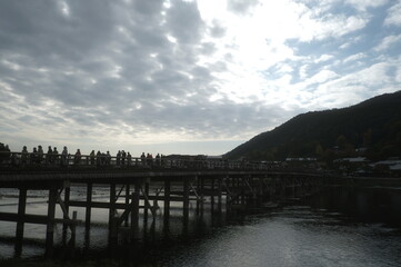 Fototapeta premium 嵐山 渡月橋
