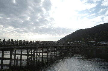 Fototapeta premium 嵐山 渡月橋