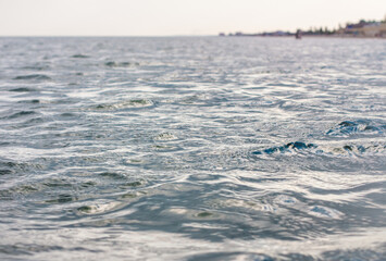Fototapeta na wymiar small waves of the sea
