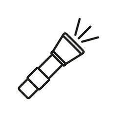 Flashlight icon vector design templates