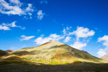 Amazing and beautiful mountain range landscape, ,peak and hill.