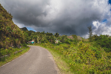 Fototapeta na wymiar Beautiful landscape in Cebu near to Osmena Peak, Philippines