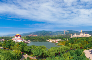 Fototapeta na wymiar Ling Shan scenic spot, Wuxi City, Jiangsu Province, China