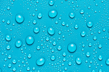 abstract water drop on blue green texture background