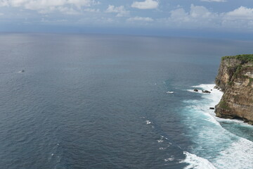 View From Uluwatu Temple in Bali Indonesia 