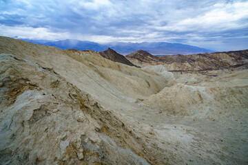 hikink the golden canyon - gower gulch circuit in death valley, california, usa