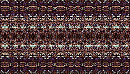 Digital art fractal background.  Psychedelic futuristic abstract pattern.