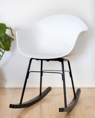 wooden chair in the room