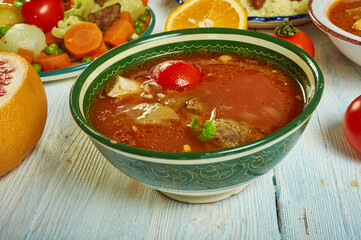 Algerian Chourba Hamra F'daouech