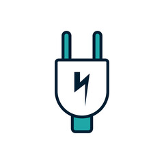 Electric plug icon