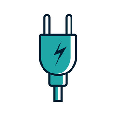 Electric plug icon