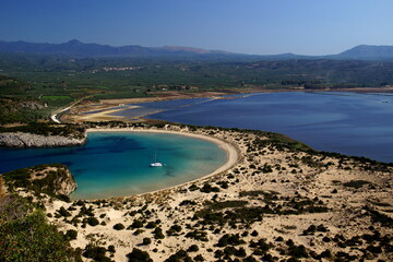 Fototapeta premium Voidokilia beach in Peloponnese (Greece)