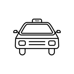 Taxi line icon