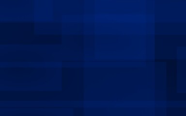 Obraz premium Dark blue background. Blue backdrop with transparent suares. 3D illustration