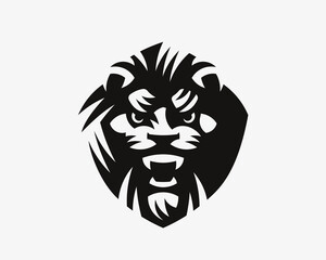 Obraz premium Lion modern logo. King emblem design editable for your business. Lion vector illustration.