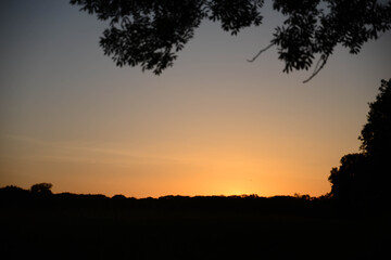 Un coucher de soleil