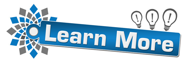 Learn More Blue Grey Circular Label Bulbs 