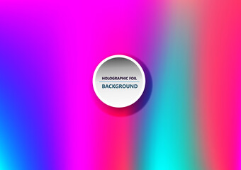 Abstract bright wavy holographic background for trendy design