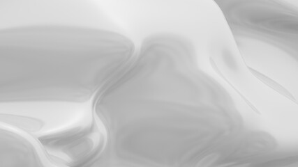 White smooth glossy abstract elegant liquid background. White lava, cream, latex, lacquer, varnish wave.