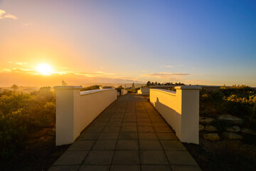 Port Elliot Obelisk at sunset, Horseshoe Bay, South Australia