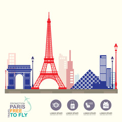 Airline Vector Concept Promotion Travel around the World