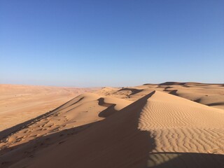 sand dunes in the desert