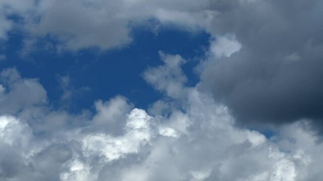 6k realtime clouds on blue sky shot on blackmagic braw