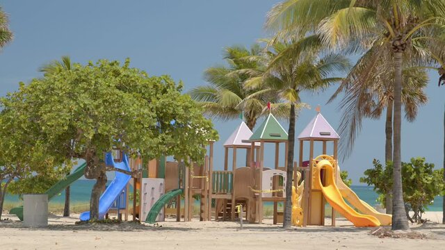 6k video playground on Fort Lauderdale Beach FL