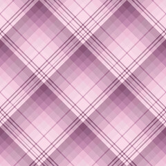 Seamless pattern in light and discreet dark pink colors for plaid, fabric, textile, clothes, tablecloth and other things. Vector image. 2