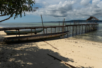 Fototapeta na wymiar Kri Island at Raja Ampat, New West Papua, Indonesia