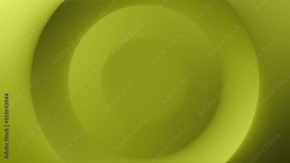 Poster glow circle shape yellow gradient with lines moving trendy sphere loop background