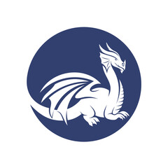 Dragon logo design vector. Icon Symbol. Template Illustration
