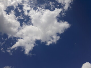 blue sky with clouds
