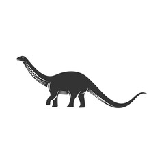 Brontosaurus logo design vector. Icon Symbol. Template Illustration