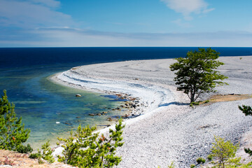 Limestone coastal landscape, Sweden