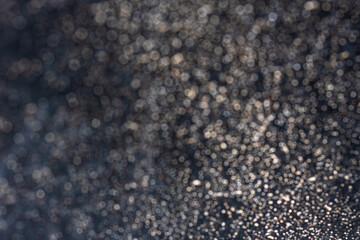 black and white sand bokeh