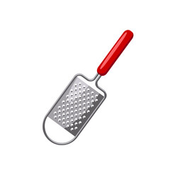 Kitchen hand grater for cheese. Vector illustration cartoon flat icon isolated on white.