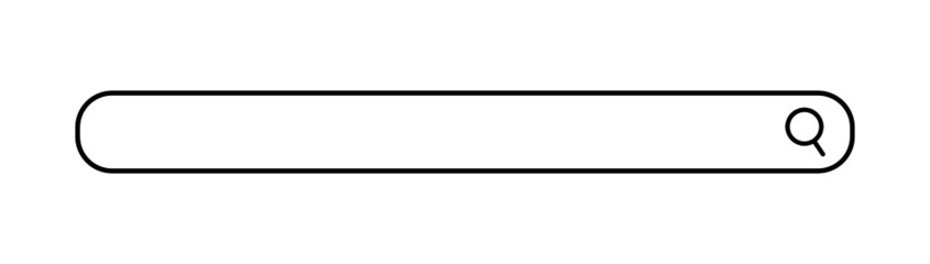 Fototapeta premium Search bar, search box