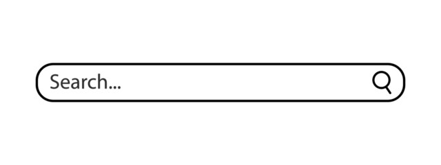 Web earch bar, search box