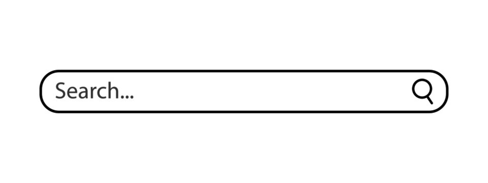 Web earch bar, search box