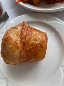 Popover On A White Plate