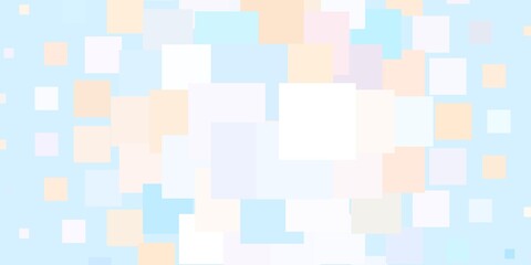 Light Purple vector backdrop with rectangles. Abstract gradient illustration with colorful rectangles. Pattern for commercials, ads.