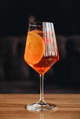 Aperol Spritz is an cocktail consisting of prosecco