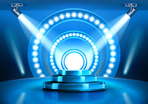 Blue Style Particle Annual Meeting Award Stage Background Video MP4  Template Free Download  Pikbest