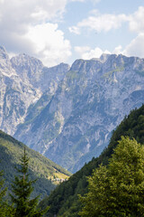 The Julian Alps in Slovenia, near the Austrian and Italian borders