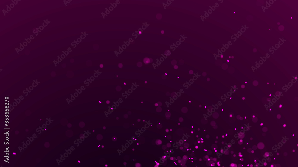 Poster dust particles. abstract background of particles. 3d rendering. dots background. futuristic digital 