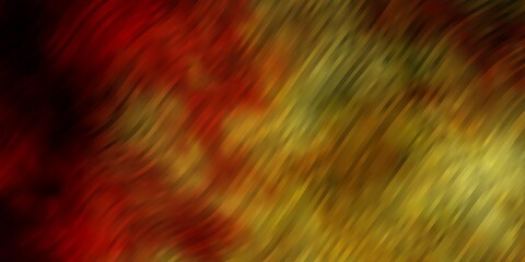 Light Orange vector layout with curves. Brand new colorful illustration with bent lines. Pattern for commercials, ads.